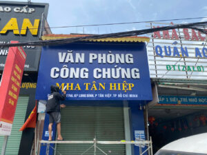 MẪU BẢNG HIỆU VĂN PHÒNG CÔNG CHỨNG